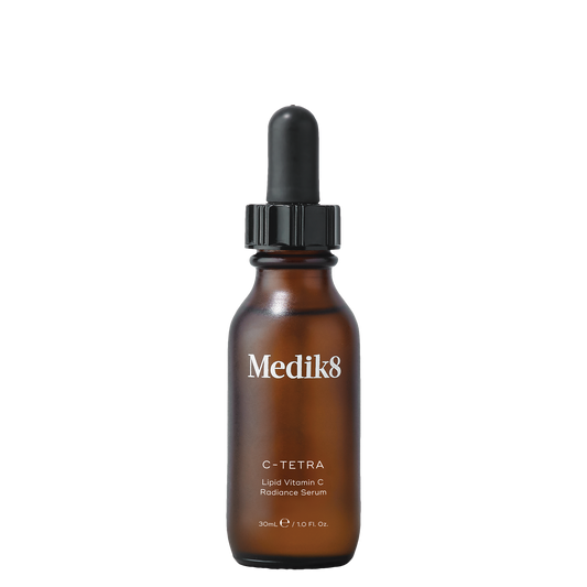 Medik8 C-Tetra serum bottle on a white background