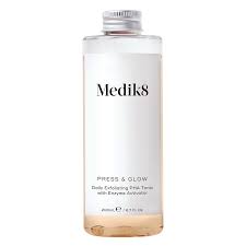 Medik8 PRESS & GLOW REFILL skincare product on a white background