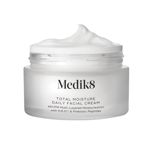 Medik8 Total Moisture Daily Facial Cream jar on a white background
