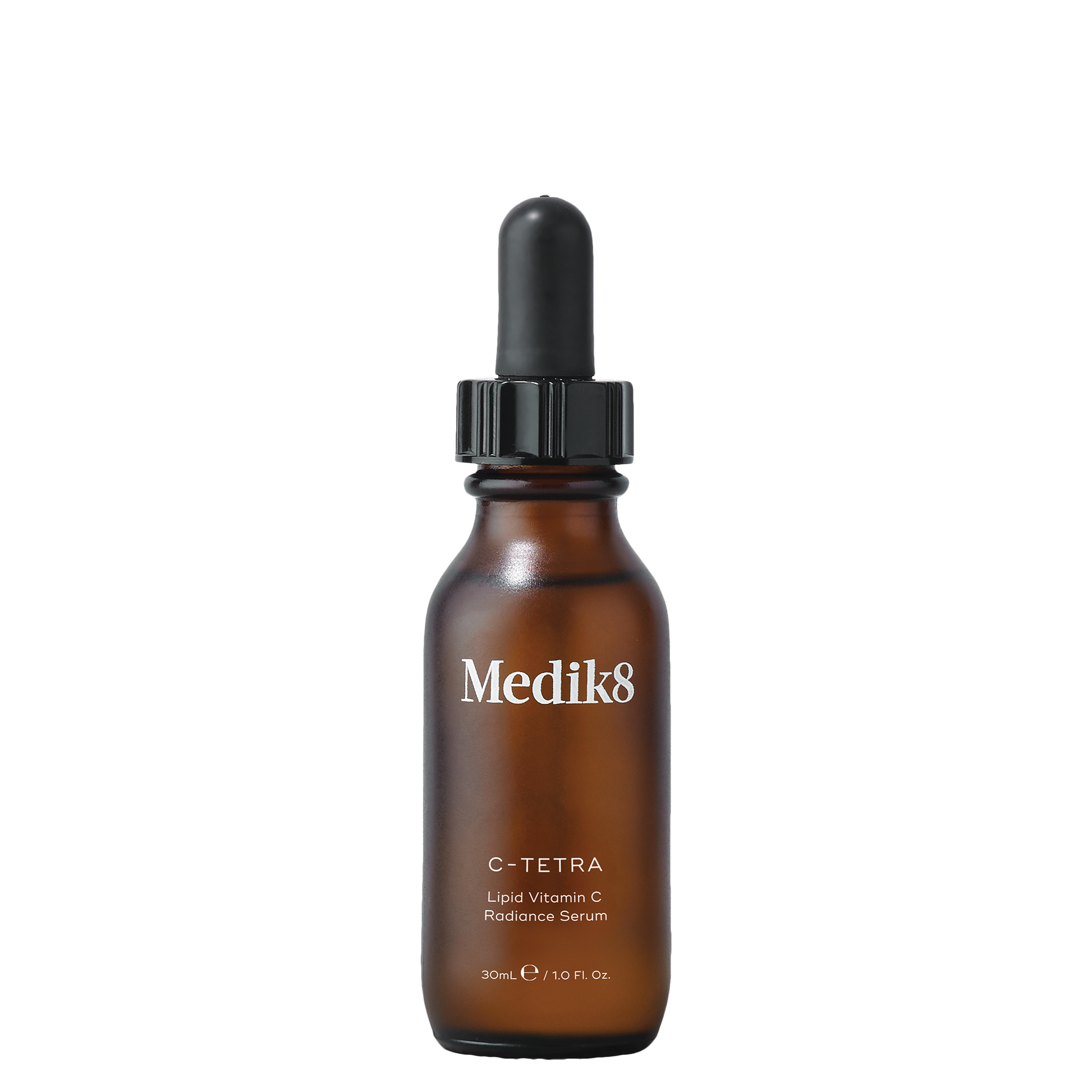 Medik8 C-Tetra serum bottle on a white background