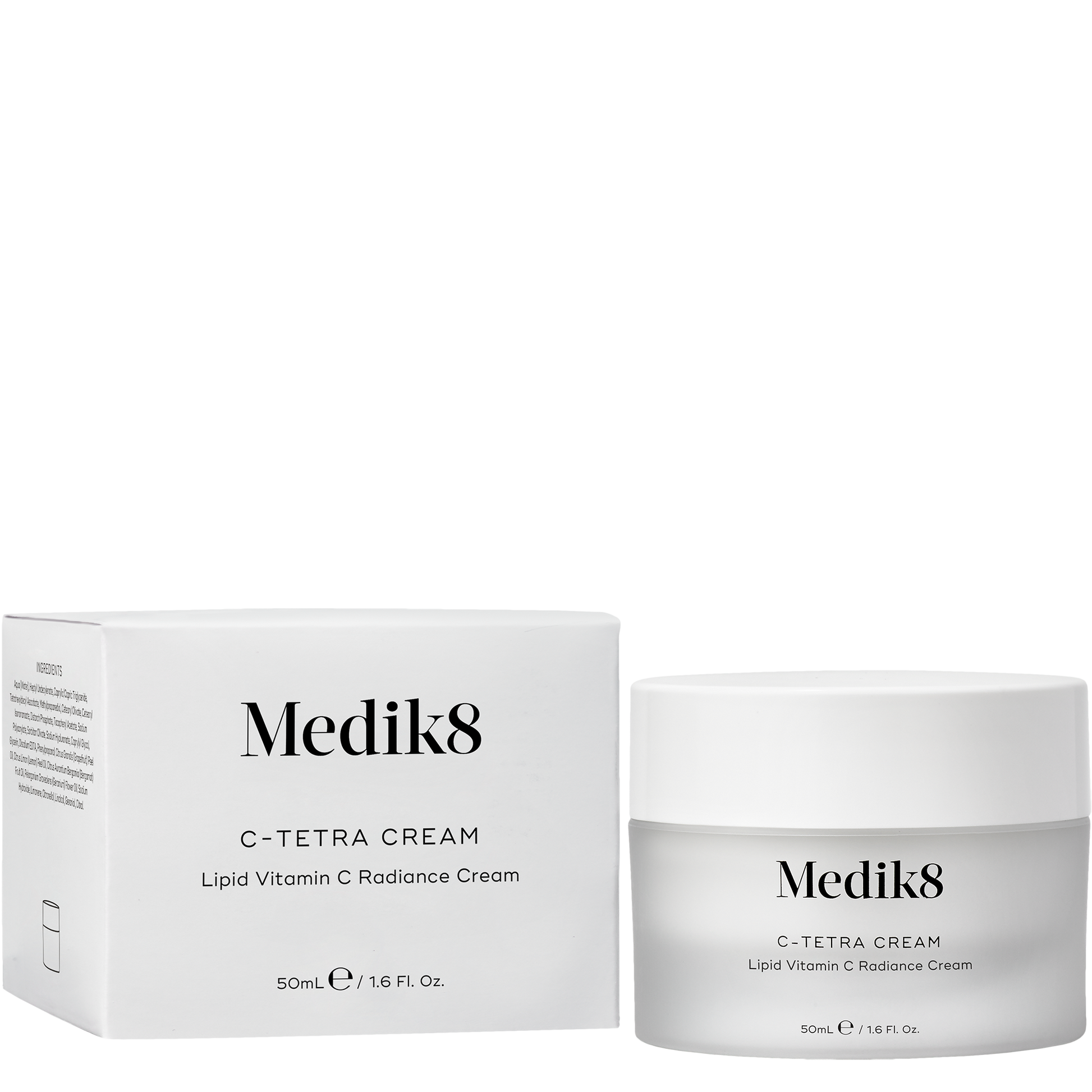 Medik8 C-Tetra Cream jar and box on a white background