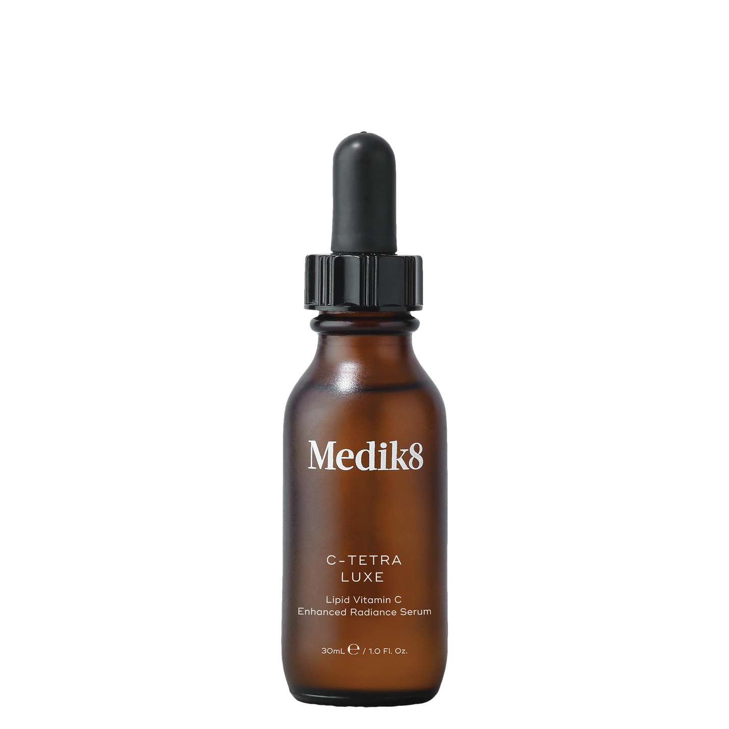 Medik8 C-Tetra Luxe serum bottle on a white background