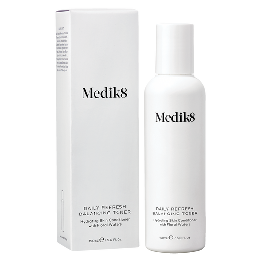 Medik8 Daily Refresh Balancing Toner bottle and packaging on a white background