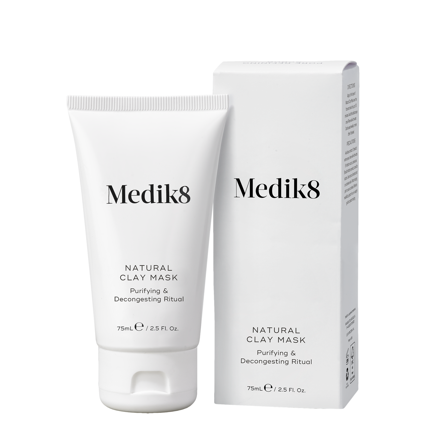 Medik8 Natural Clay Mask with packaging on a white background