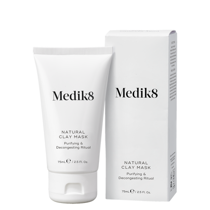 Medik8 Natural Clay Mask with packaging on a white background