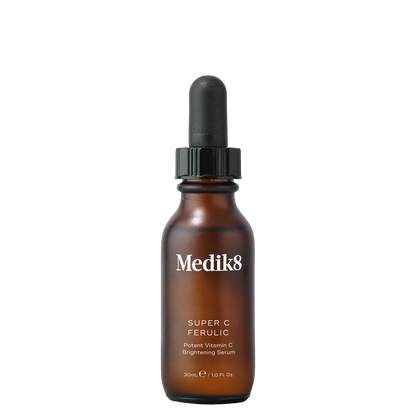 Medik8 Super C Ferulic serum bottle on a white background