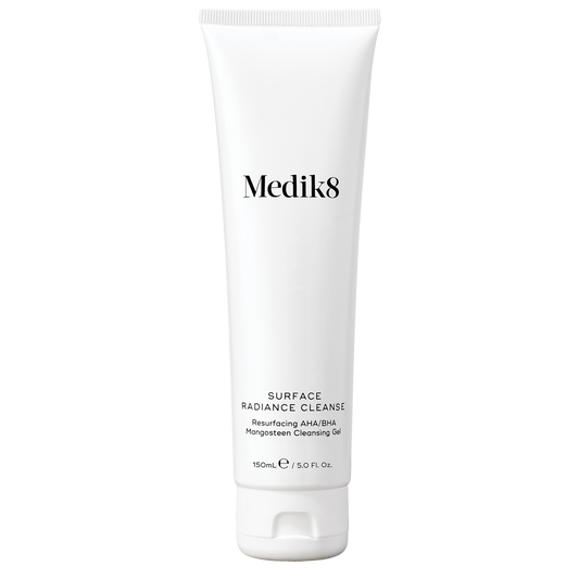 Medik8 Surface Radiance Cleanse tube on a white background