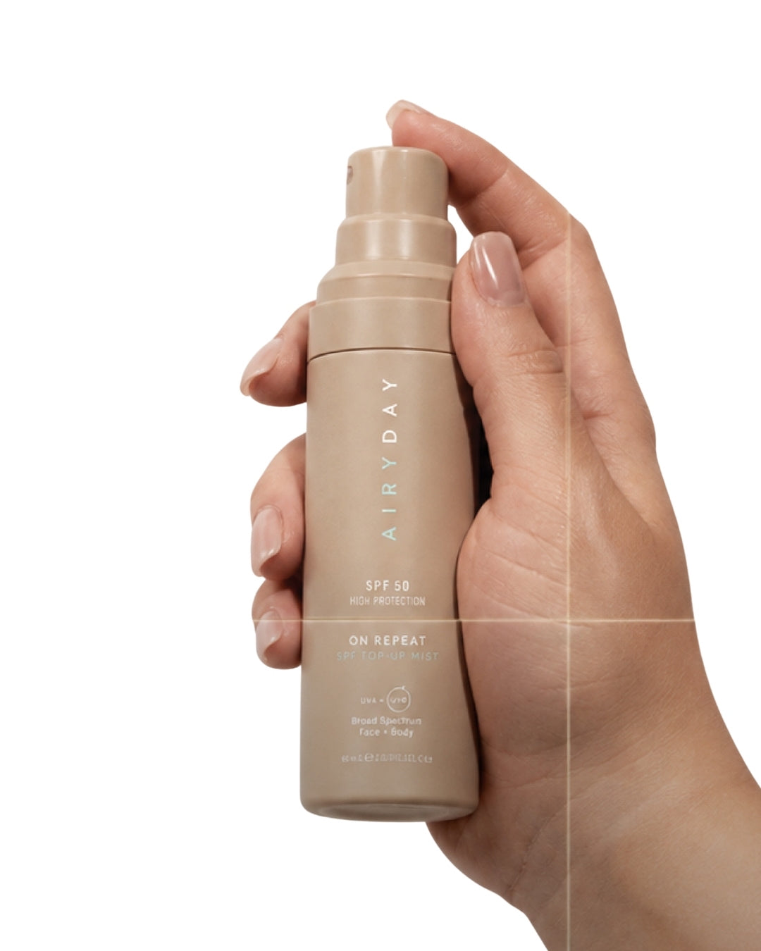 AIRYDAY ON REPEAT SPF50 TOP-UP MIST